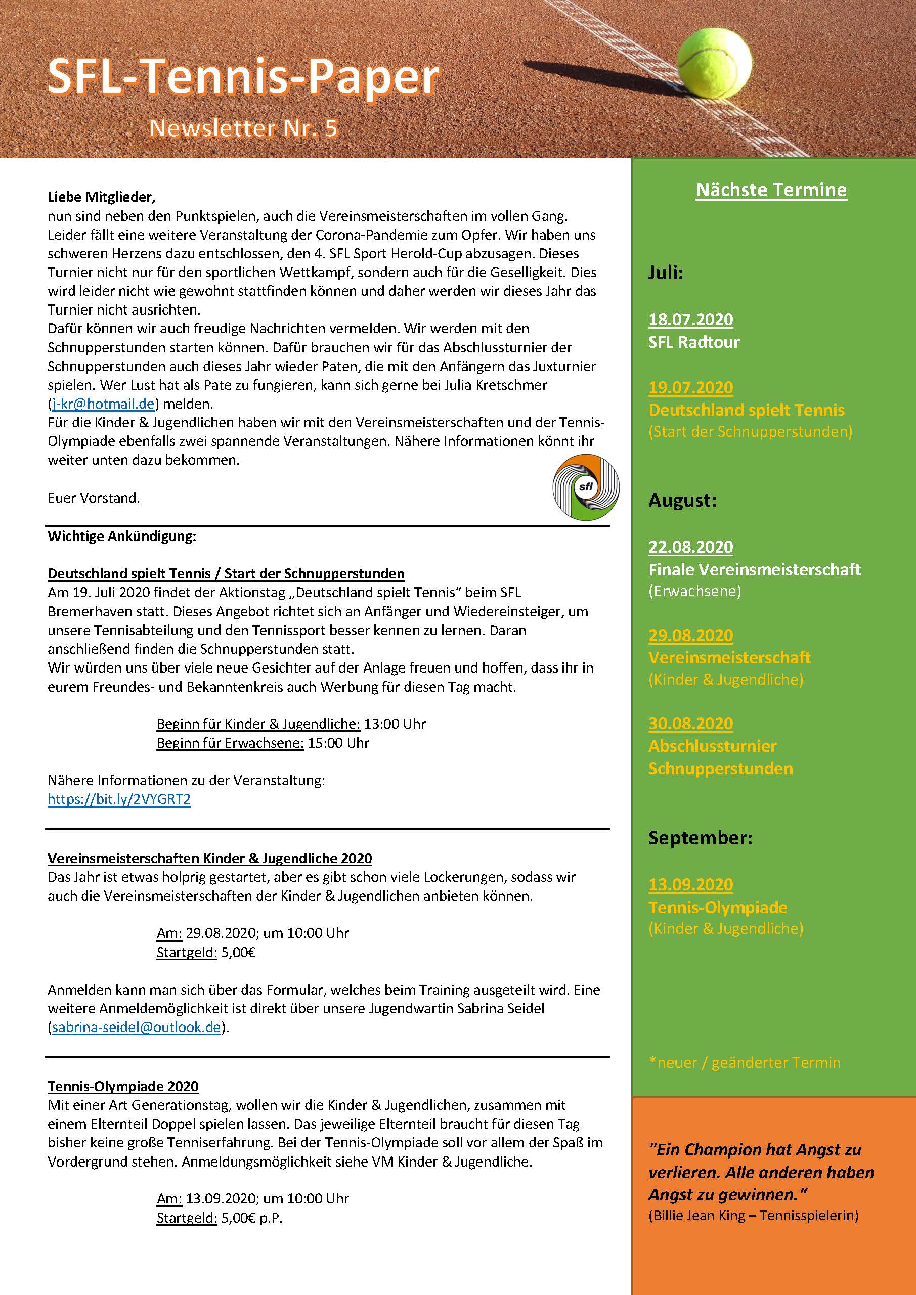 TennisNewsletter Nr5